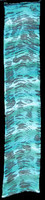 Turquoise Shibori Silk Scarf
